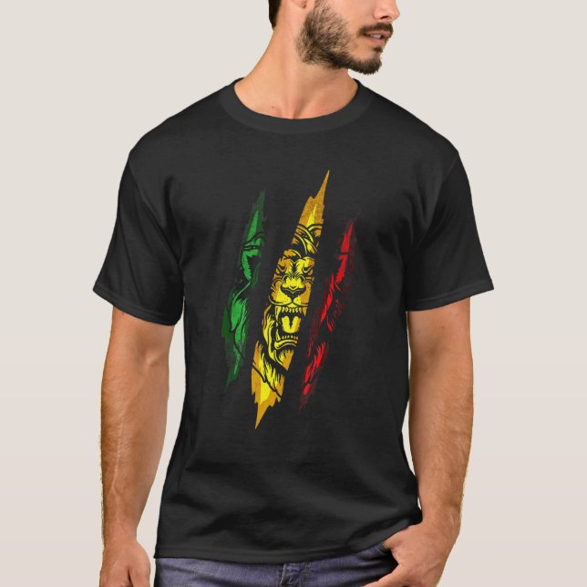 Camiseta Jamaica Lion Pride Jamaica (Frente)