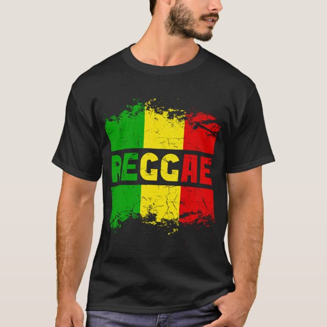Camiseta Jamaica Love Rasta Reggae Music (Frente)