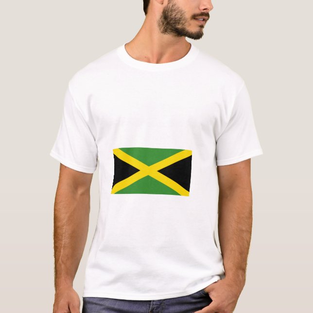Camiseta Jamaica, meio do ya de Bombaclot do tha do Wha? (Frente)