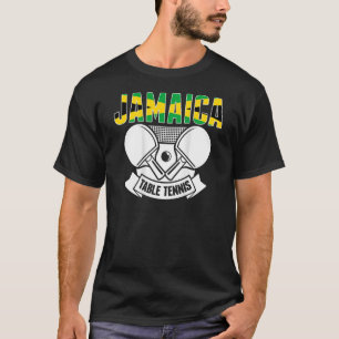Camiseta Jamaica Mesa Tênis Support Jamaican Ping Pong T