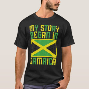 Camiseta Jamaica Minha História Começou Na Jamaica Orgulho