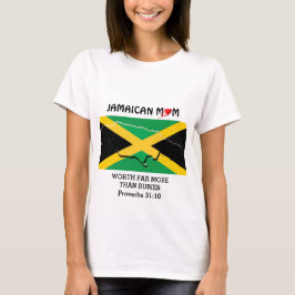 Camiseta JAMAICA MOM Worth More than Rubies PROVERBS 31