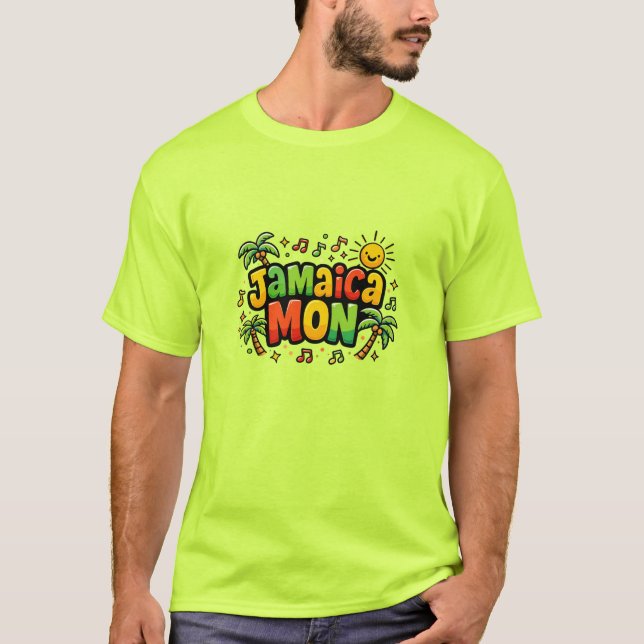 Camiseta jamaica mon colorido (Frente)