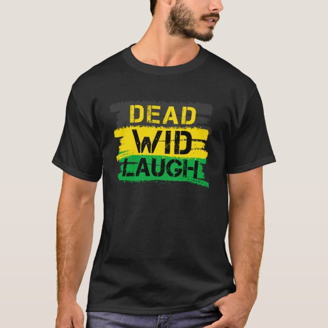 Camiseta Jamaica Morto Wid Laugh Jamaican (Frente)