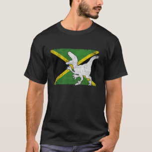 Camiseta Jamaica Pride Vintage Dinossaur Jamaicano