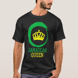 Camiseta Jamaica: Rainha jamaicana Orgulhosa Jamaica Mulher