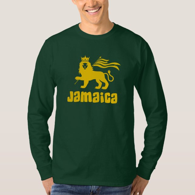 Camiseta Jamaica Rasta Lion (Frente)