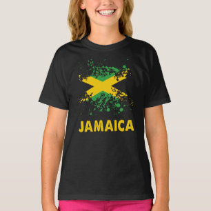 Camiseta Jamaica Retro WaterColor Jamaican Flag