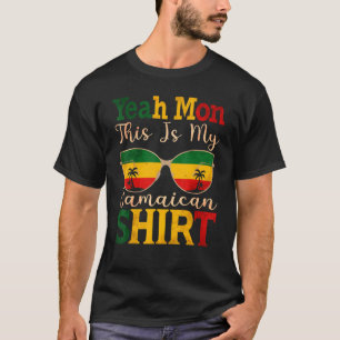 Camiseta Jamaica Sim Mon Este É O Meu Jamaicano