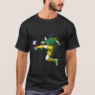 Camiseta Jamaica Soccer Team Jamaican Flag Futebol S