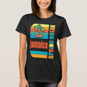 Camiseta Jamaica Spring Break Segundo grau Retro Beach Grap