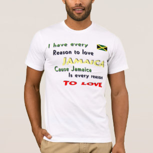 Camiseta jamaica T-shirt - todas as razões para amar