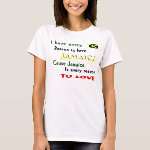 Camiseta jamaica T-shirt - todas as razões para amar