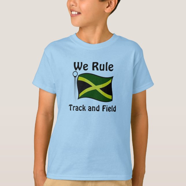 Camiseta Jamaica track and field t-shirts (Frente)