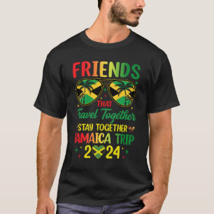 Camiseta Jamaica Trip 2024 Férias Amigos Viagem Jamaica