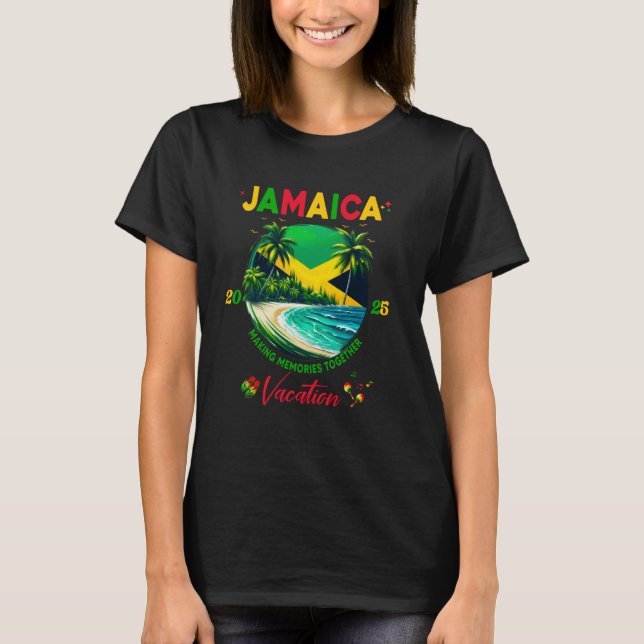 Camiseta Jamaican Birthday Besties Jamaica Vacation Matchin (Frente)
