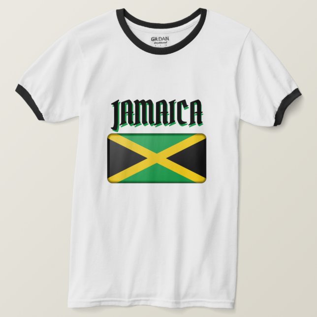 CAMISETA JAMAICAN FLAG (Frente do Design)