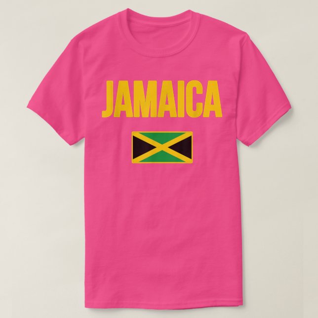 Camiseta Jamaican Flag Jamaica Gift Souvenir (Frente do Design)