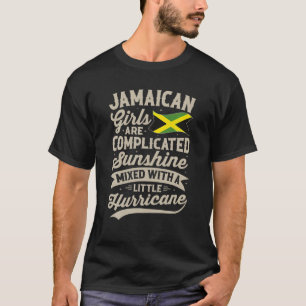 Camiseta Jamaican Girls Engraçado Jamaica Women T Shirt