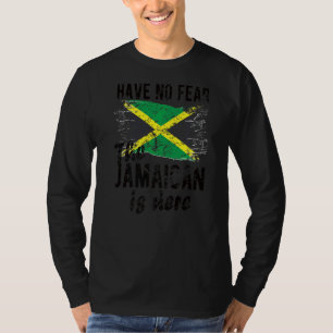 Camiseta Jamaican is Here Flag Jamaican Roots