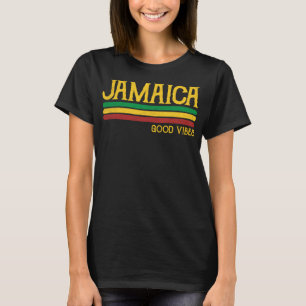 Camiseta Jamaican Souvenir Funny Jamaica Color Rasta Reggae