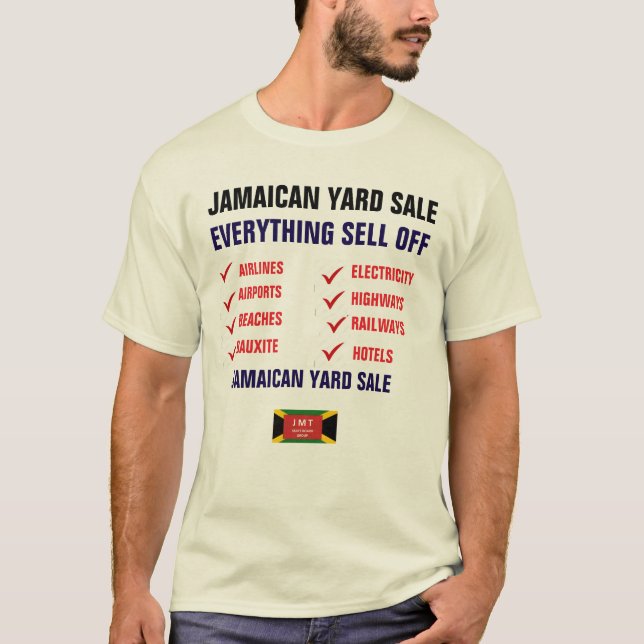 Camiseta JAMAICAN YARD SALE (Frente)