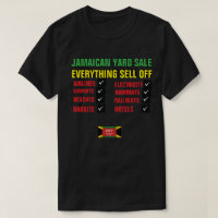 Camiseta JAMAICANA DE VENDA NO PÁTIO W S