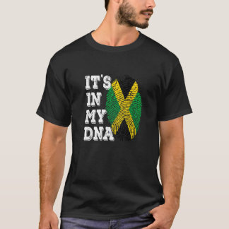 Camiseta jamaicano Está no meu DNA jamaicanos e jamaica org