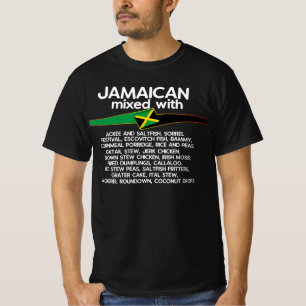 Camiseta Jamaicano Misturado com Jamaica Proud Group Matchi