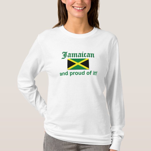 Camiseta Jamaicano orgulhoso (Frente)