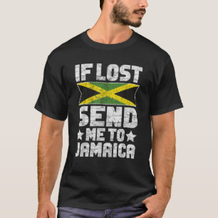 Camiseta Jamaicano Se Perdido Me Mande Para A Jamaica