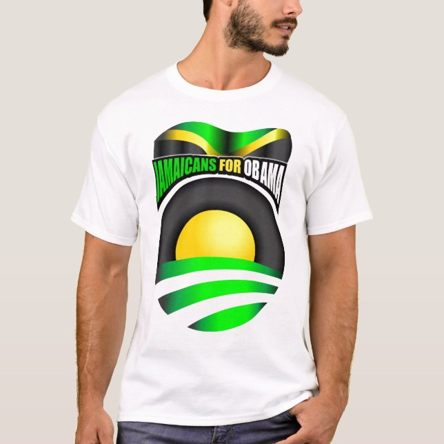 Camiseta Jamaicans para Obama (Frente)