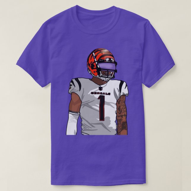 Camiseta Jamar Chase Griddy (Frente do Design)