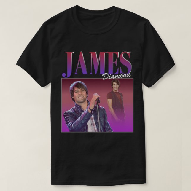 Camiseta James btr Classic T-Shirt (Frente do Design)