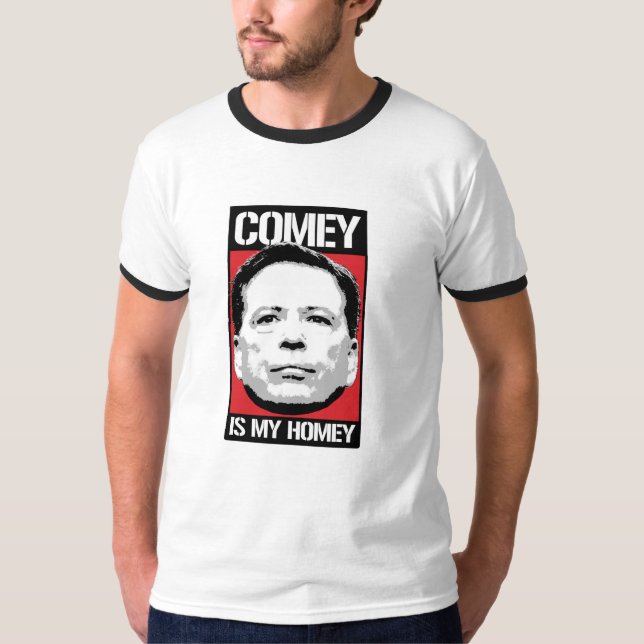 Camiseta James Comey - Comey é meu doméstico - - (Frente)