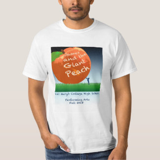 Camiseta James e a queda gigante 2018 STMCHS do pêssego