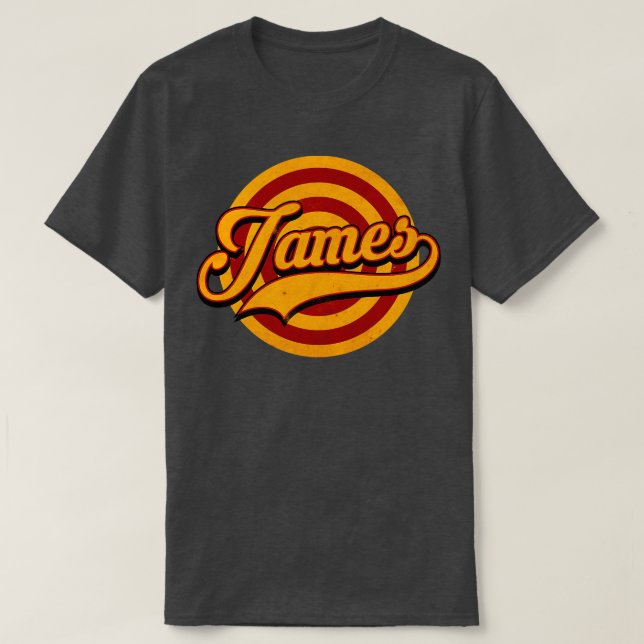 Camiseta James é o nome (Frente do Design)