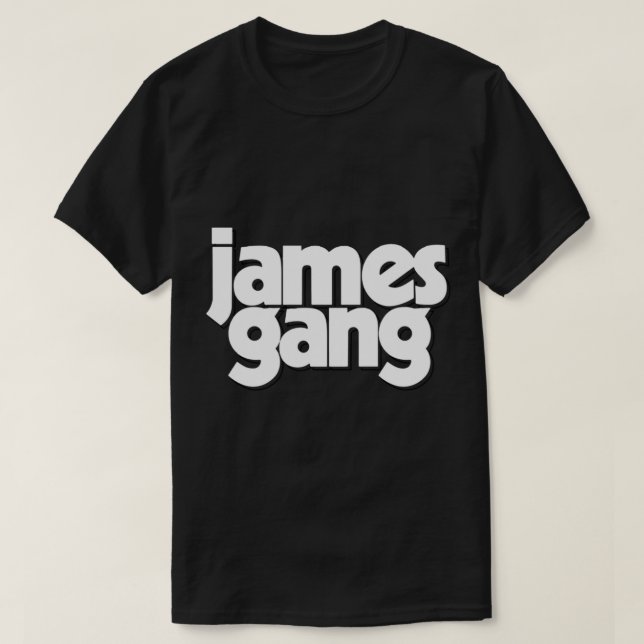 Camiseta James Gang (Branco) Clássico T-Shirt (Frente do Design)