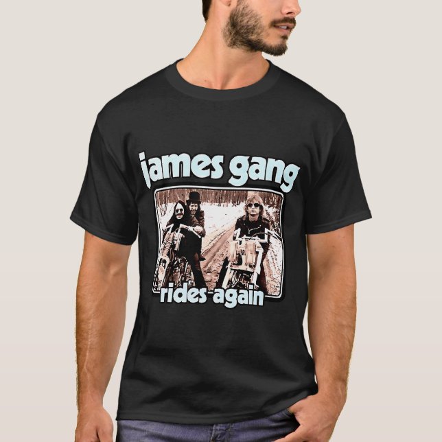 Camiseta James Gang cavalga novamente (Frente)