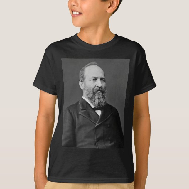 Camiseta James Garfield 20º Presidente (Frente)
