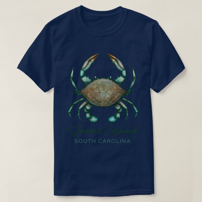Camiseta James Island South olina SC (Frente do Design)