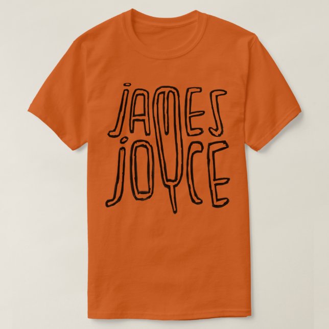 Camiseta James Joyce (Frente do Design)