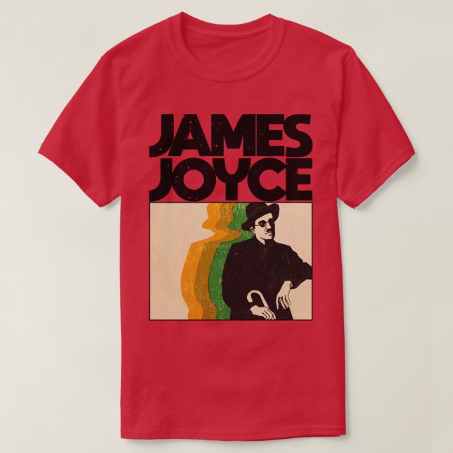 Camiseta James Joyce (Frente do Design)