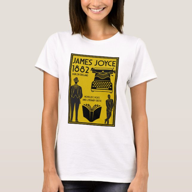 Camiseta James Joyce Dublin Irlanda (Frente)