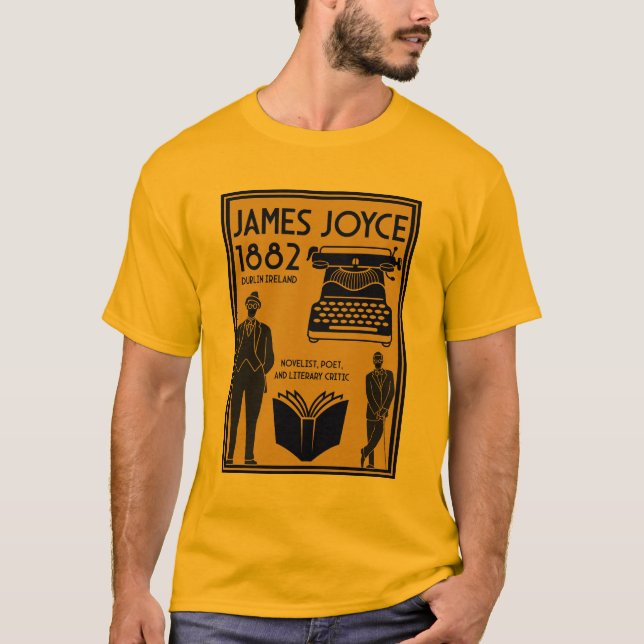 Camiseta James Joyce Dublin Irlanda (Frente)