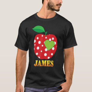 Camiseta James Love School Back To School Boy Study T