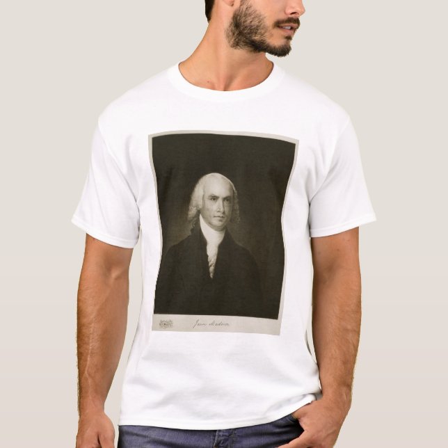 Camiseta James Madison, 4o Presidente dos Estados Unidos (Frente)