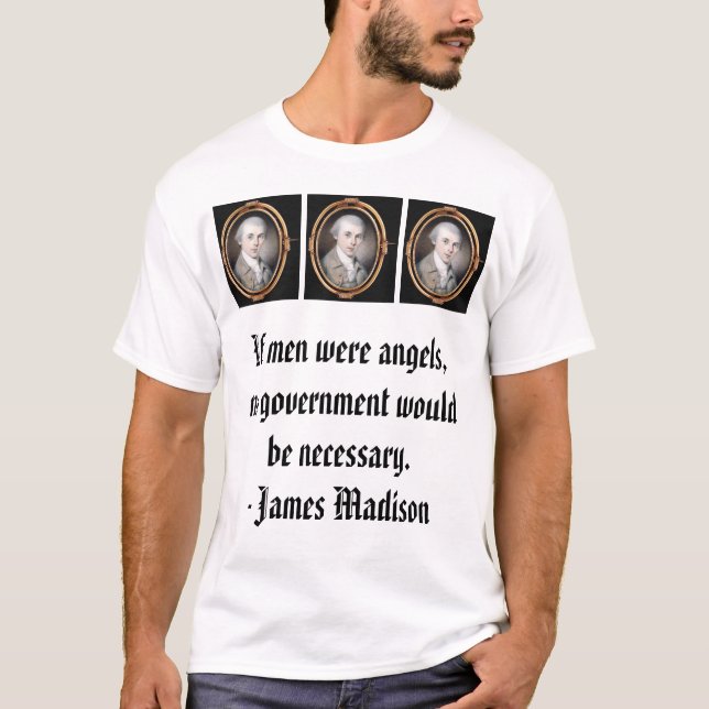Camiseta james_madison_by_gilbert_stuart, James Madison,… (Frente)