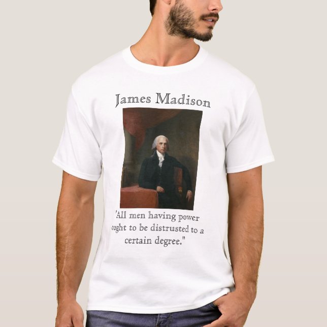 Camiseta James Madison no poder (Frente)