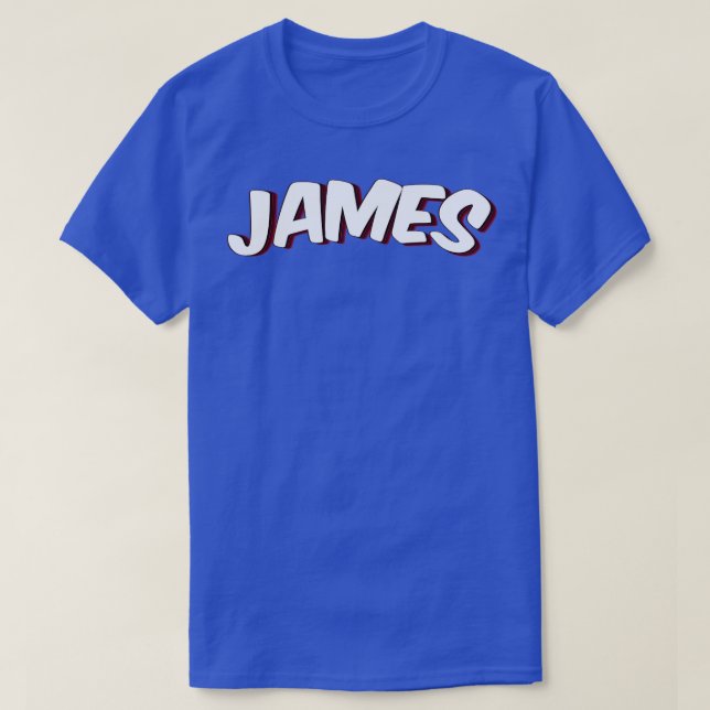 Camiseta James Meu Nome É James (Frente do Design)